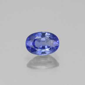 Zaffiro naturale blu da 1,09 ct, taglio ovale, VVS