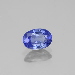 Zaffiro naturale blu da 1,09 ct, taglio ovale, VVS
