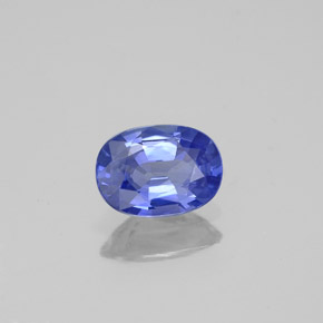 Zaffiro naturale blu da 0,97 ct, taglio ovale, VVS