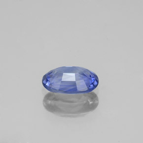 Zaffiro naturale blu da 0,97 ct, taglio ovale, VVS
