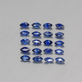 Zaffiro naturale blu da 2,17 ct, marchesa, VS