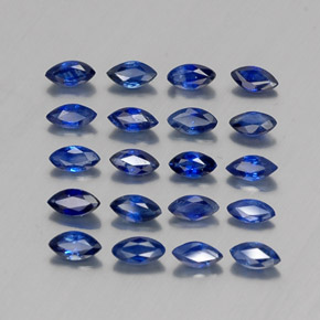 Zaffiro naturale blu da 2,17 ct, marchesa, VS