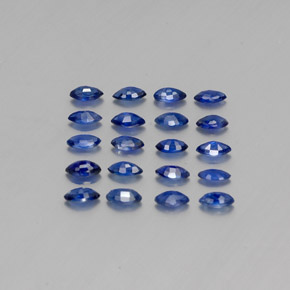 Zaffiro naturale blu da 2,17 ct, marchesa, VS