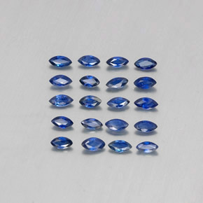 Zaffiro naturale blu da  ct, marchesa, VS