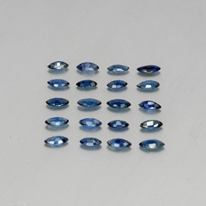 Zaffiro naturale blu da  ct, marchesa, VS