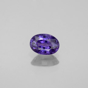 Zaffiro naturale viola da 0,57 ct, taglio ovale, VVS