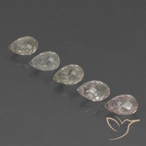 Gemme di Zaffiro Multicolore naturale da 4.09 ct, Taglio briolette, VVS-VS