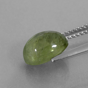 Zaffiro naturale verde da 3,07 ct, trasparente, trasparente/traslucido