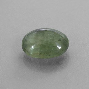 Zaffiro naturale verde da 2,43 ct, trasparente, trasparente/traslucido