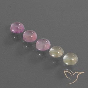 Zaffiro naturale multicolore da 2,03 ct, taglio rotondo, trasparente