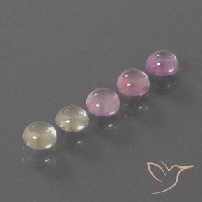 Zaffiro naturale multicolore da 2,03 ct, taglio rotondo, trasparente