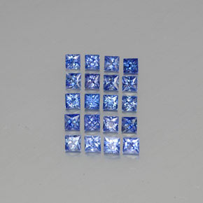 Zaffiro naturale blu da  ct, quadrato, VVS-VS