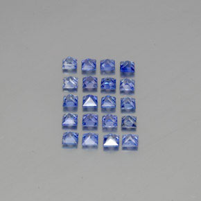 Zaffiro naturale blu da  ct, quadrato, VVS-VS