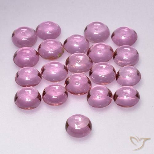 3.36ctw Naturale Rosa viola reale molto chiaro Zaffiro, Rotondo, Trasparente