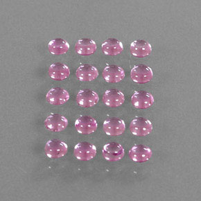 Zaffiro naturale rosa da  ct, taglio rotondo, trasparente