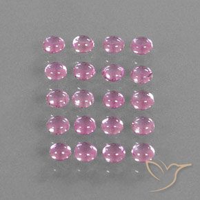Zaffiro naturale rosa da 3,14 ct, taglio rotondo, trasparente