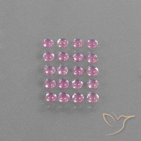 Zaffiro naturale rosa da 3,14 ct, taglio rotondo, trasparente