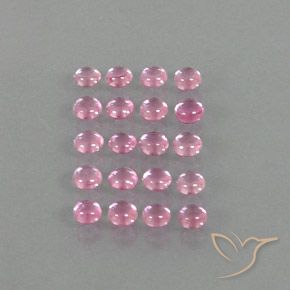 Gemme di Zaffiro Rosa Chiaro Bubblegum naturale da 3.36 ct, Rotondo, Trasparente