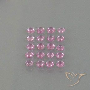 Zaffiro naturale rosa da 3,30 ct, taglio rotondo, trasparente