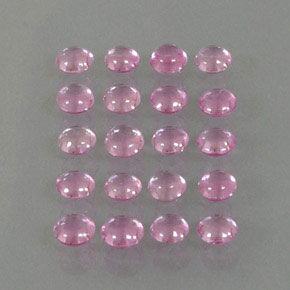 Zaffiro naturale rosa da 3,80 ct, taglio rotondo, trasparente