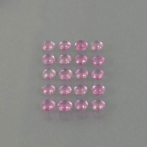 Zaffiro naturale rosa da 3,80 ct, taglio rotondo, trasparente