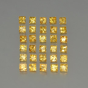 Zaffiro naturale oro da  ct, quadrato, VVS-VS