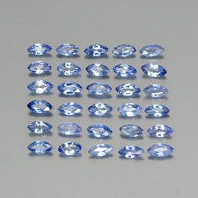 Zaffiro naturale blu da 2,83 ct, marchesa, VVS-VS