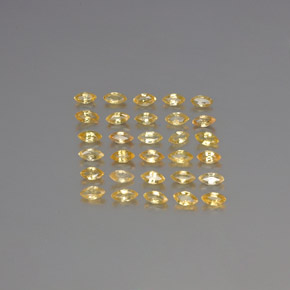 Zaffiro naturale giallo da 3,37 ct, marchesa, VVS-VS
