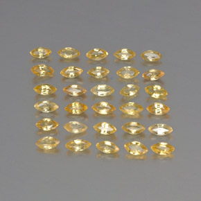 Zaffiro naturale giallo da 3,37 ct, marchesa, VVS-VS