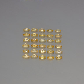 Zaffiro naturale giallo da 3,37 ct, marchesa, VVS-VS