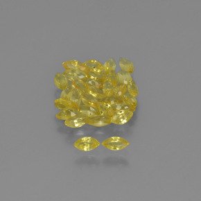 Zaffiro naturale giallo da 3,34 ct, marchesa, VVS-VS