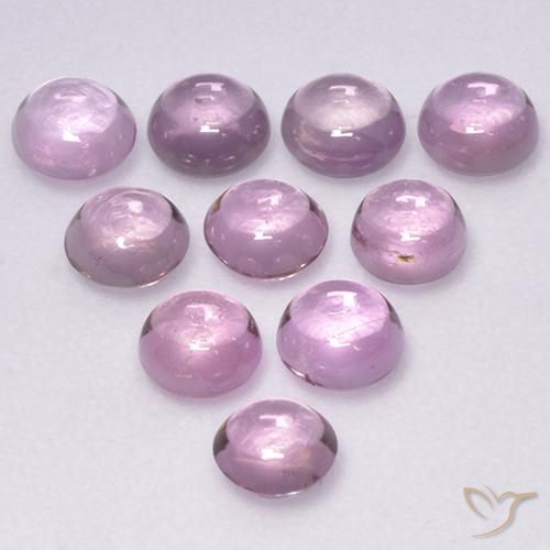 2.27ctw Naturale Rosa Molto Chiaro Zaffiro, Rotondo, Trasparente