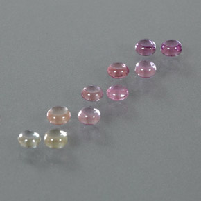 Zaffiro naturale multicolore da 1,98 ct, taglio rotondo, trasparente