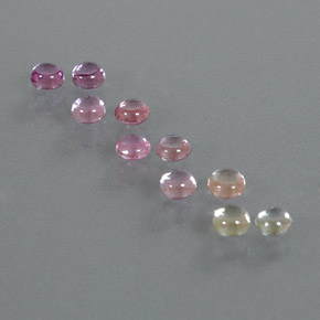Zaffiro naturale multicolore da 1,98 ct, taglio rotondo, trasparente