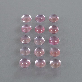 Zaffiro naturale rosa da 2,85 ct, taglio rotondo, trasparente
