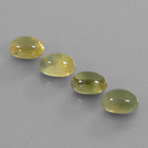 Zaffiro naturale verde da 3,67 ct, trasparente, trasparente/traslucido