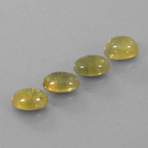 Zaffiro naturale verde da 4,90 ct, trasparente, trasparente/traslucido
