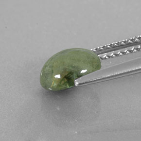 Zaffiro naturale verde da 1,67 ct, trasparente, trasparente/traslucido