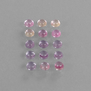 Zaffiro naturale multicolore da 2,73 ct, taglio rotondo, trasparente