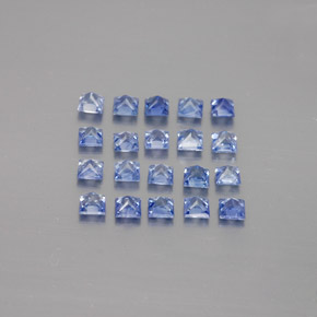 Zaffiro naturale blu da  ct, quadrato, VVS-VS