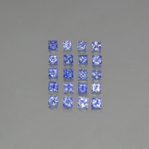 Zaffiro naturale blu da 1,92 ct, quadrato, VVS-VS