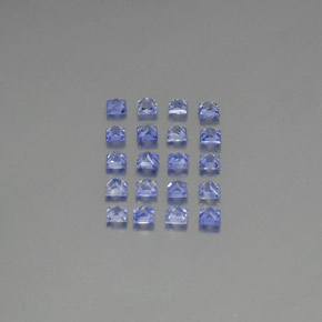 Zaffiro naturale blu da 1,92 ct, quadrato, VVS-VS