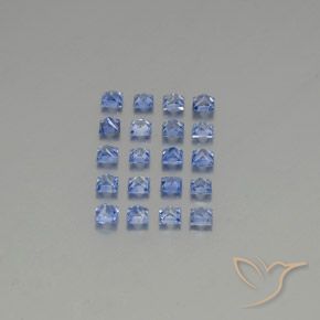 Zaffiro naturale blu da 1,86 ct, quadrato, VVS-VS