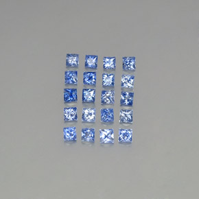 Zaffiro naturale blu da  ct, quadrato, VVS-VS