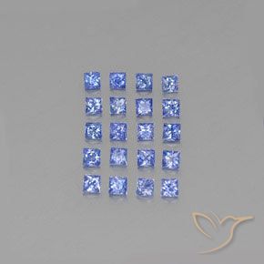 Zaffiro naturale blu da 1,75 ct, quadrato, VVS-VS