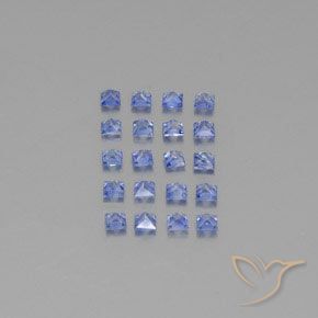 Zaffiro naturale blu da 1,75 ct, quadrato, VVS-VS