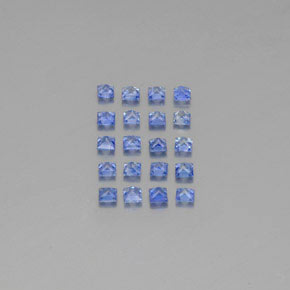 Zaffiro naturale blu da 2,00 ct, quadrato, VVS-VS