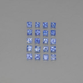Zaffiro naturale blu da  ct, quadrato, VVS-VS