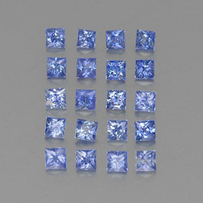 Zaffiro naturale blu da  ct, quadrato, VVS-VS