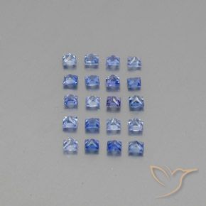 Zaffiro naturale blu da 1,77 ct, quadrato, VVS-VS